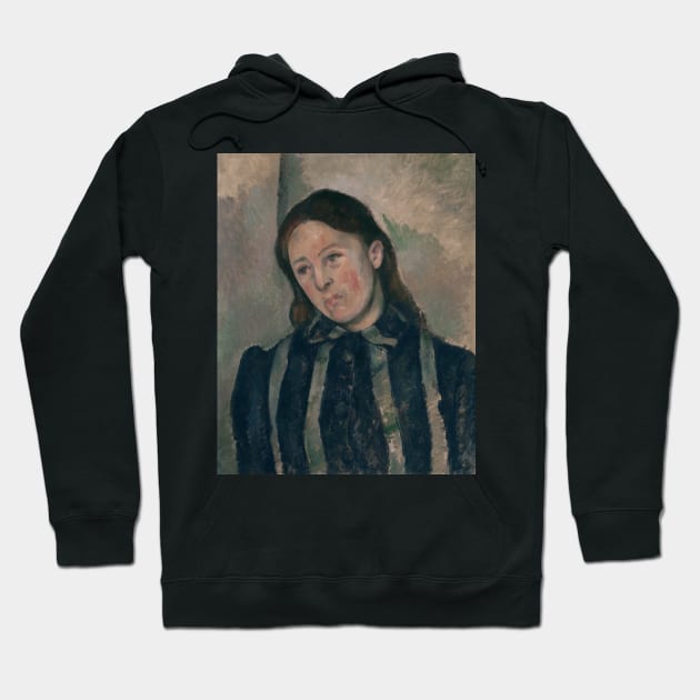 Portrait of Madame Cezanne by Paul Cezanne Hoodie by Classic Art Stall